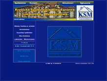 Tablet Screenshot of krynickasm.pl